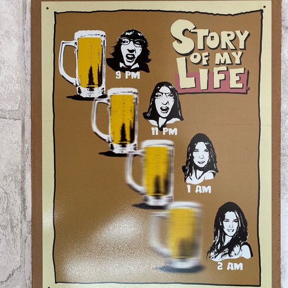 Super Cool Metal Wall Décor - Bar Décor - Game Room Décor - Picture 8 of 9